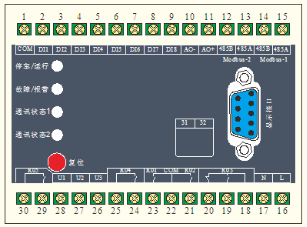 SJD550系列電動機(jī)保護(hù)控制器端子圖